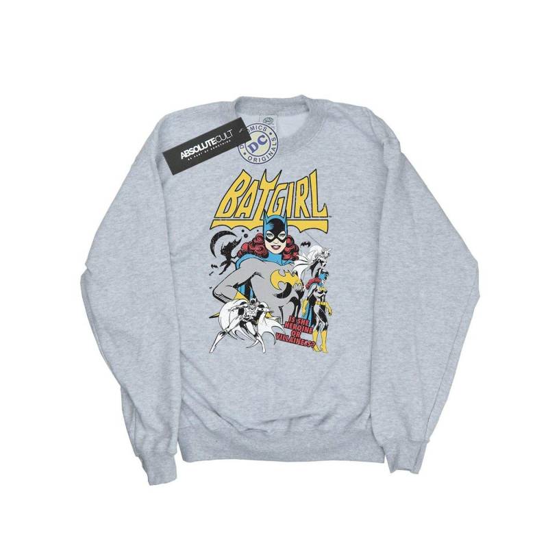 Heroine Or Villainess Sweatshirt Mädchen Grau 116 von DC COMICS