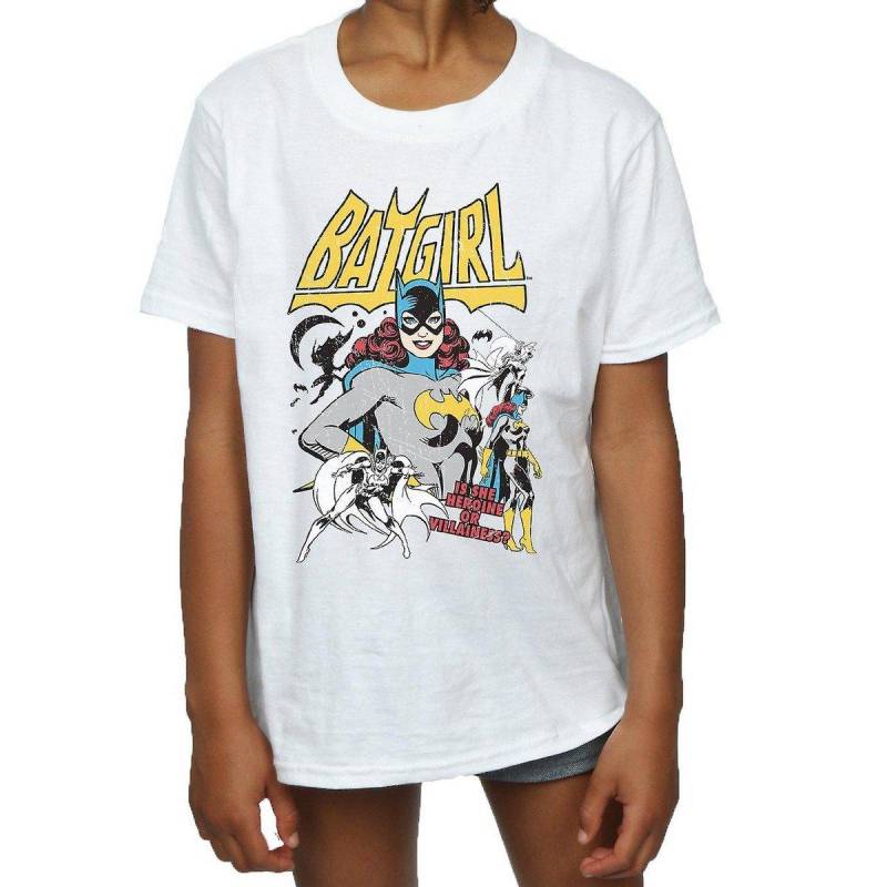 Heroine Or Villainess Tshirt Mädchen Weiss 152-158 von DC COMICS