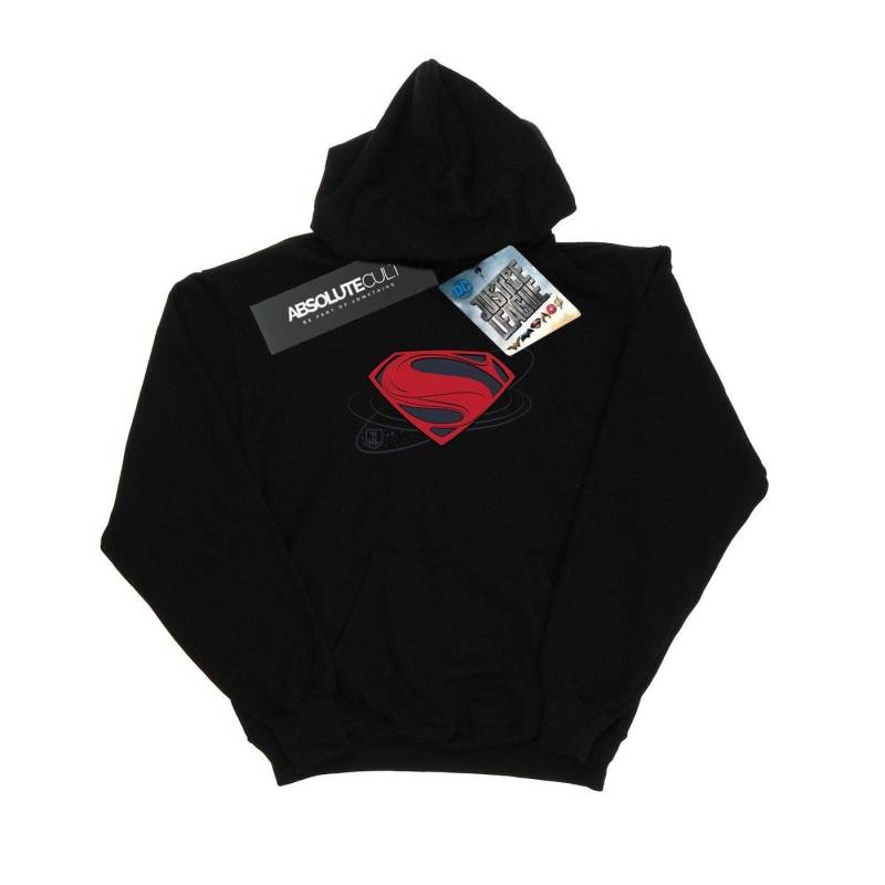 Justice League Movie Superman Logo Kapuzenpullover Herren Schwarz 3XL von DC COMICS