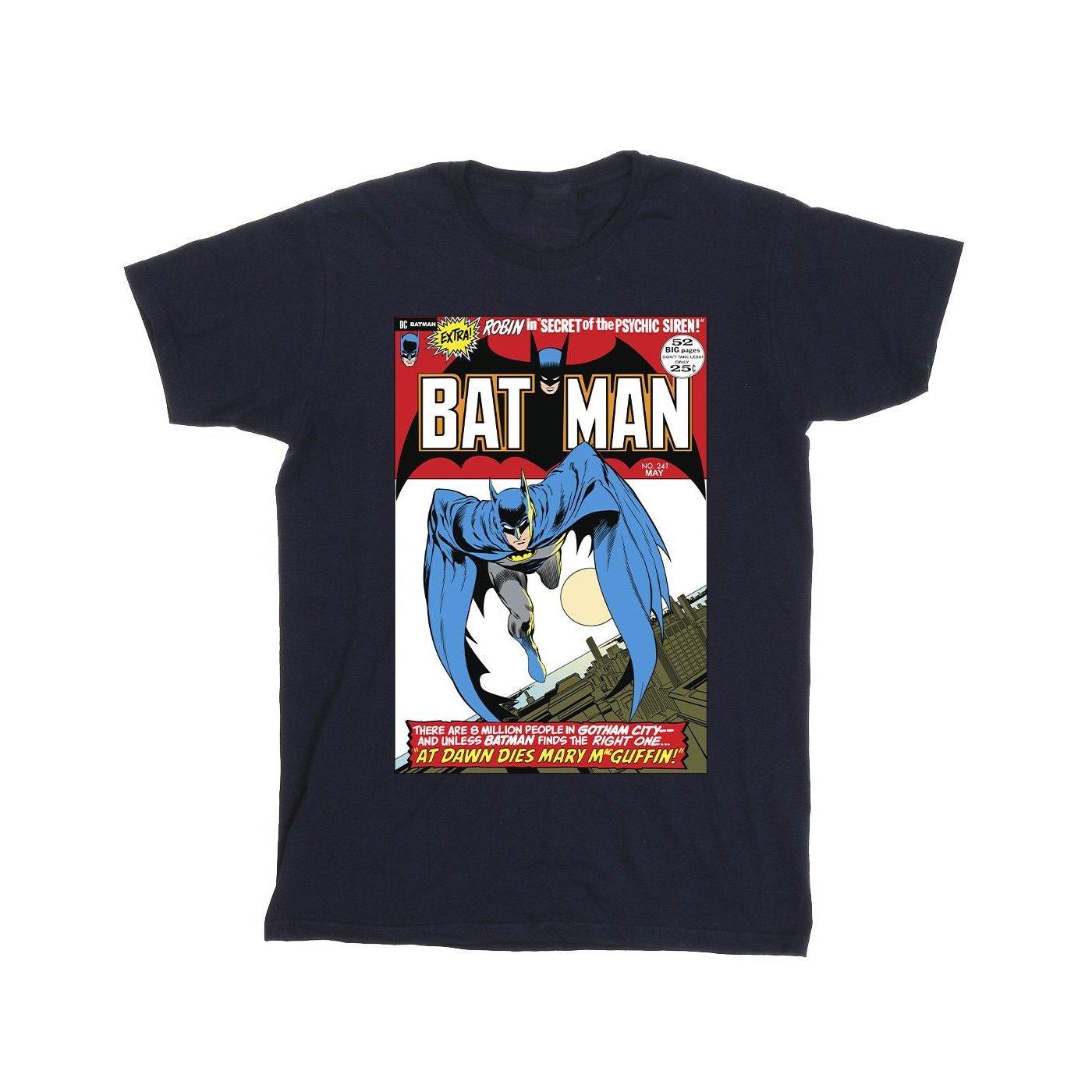 Running Batman Cover Tshirt Herren Marine S von DC COMICS