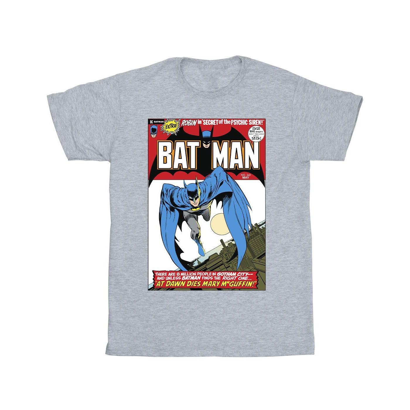 Running Batman Cover Tshirt Mädchen Grau 128 von DC COMICS