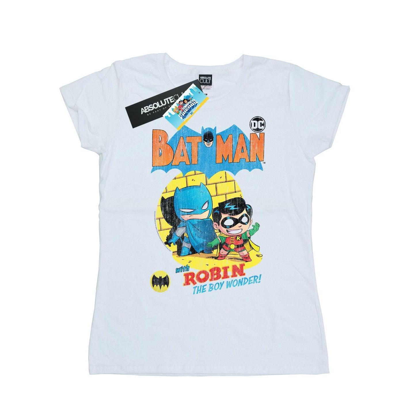 Super Friends Batman The Boy Wonder Tshirt Damen Weiss L von DC COMICS