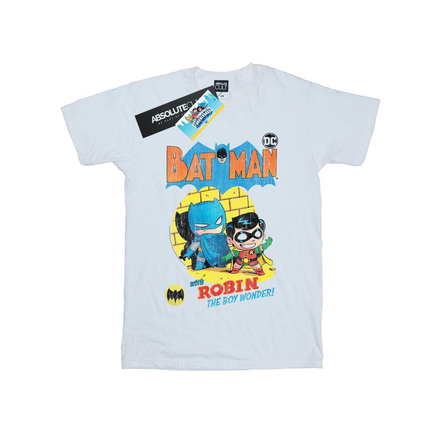 DC COMICS - Super Friends The Boy Wonder TShirt, für Herren, Weiss, Größe 3XL von DC COMICS