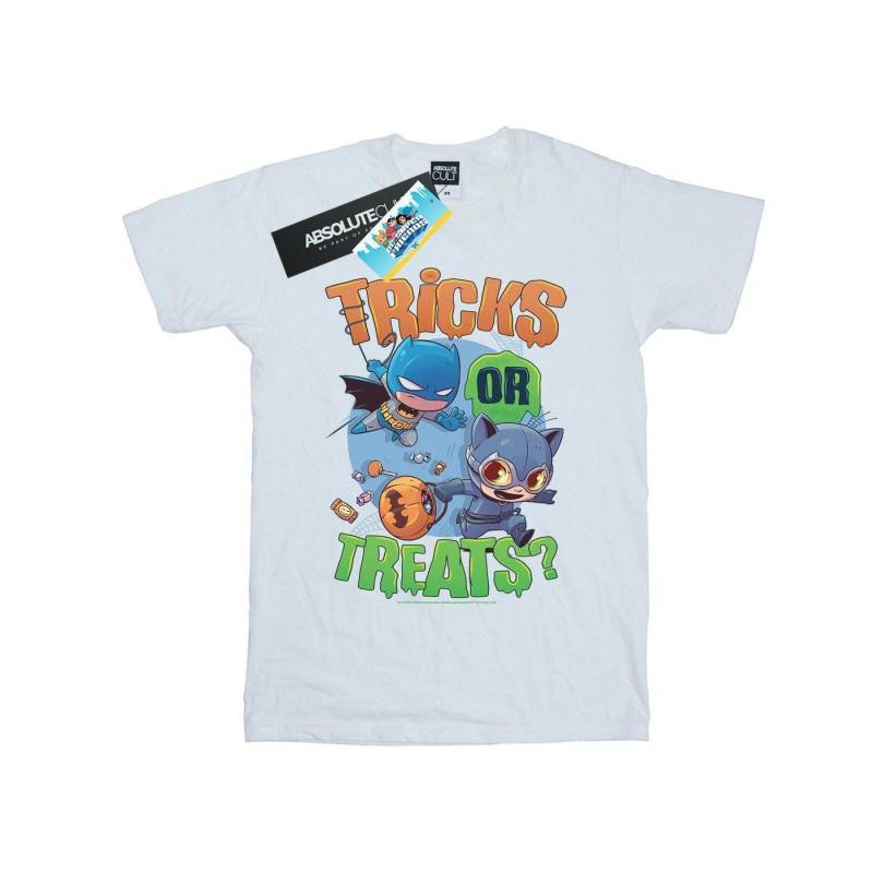 Super Friends Tricks Or Treats Tshirt Mädchen Weiss 104 von DC COMICS