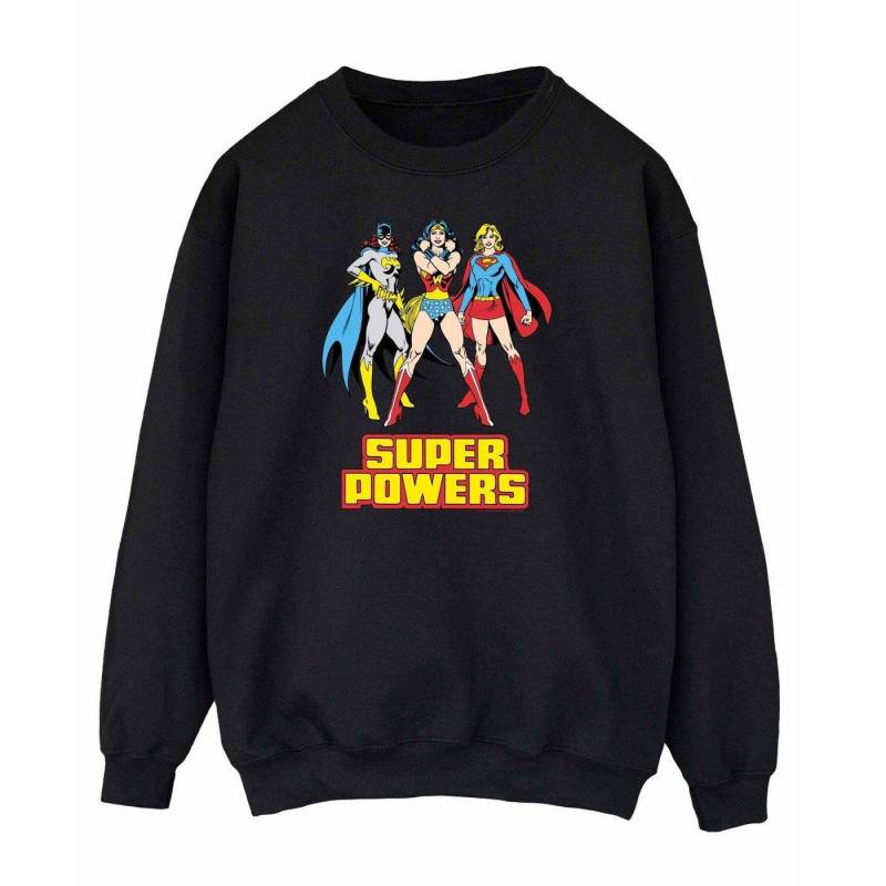 Super Power Group Sweatshirt Damen Schwarz XL von DC COMICS