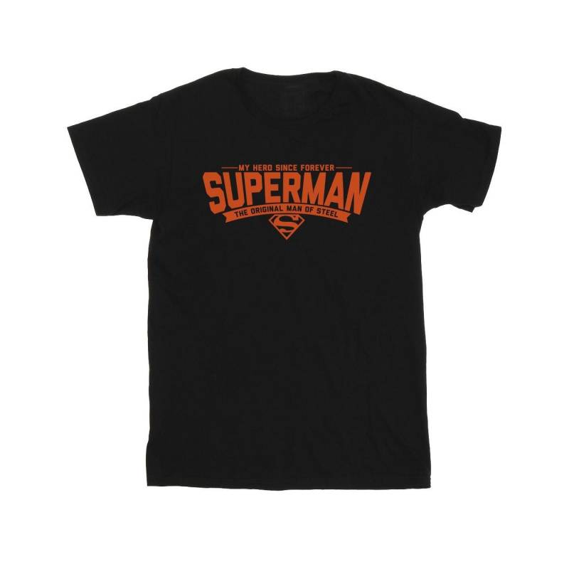 Superman Hero Dad Tshirt Herren Schwarz S von DC COMICS