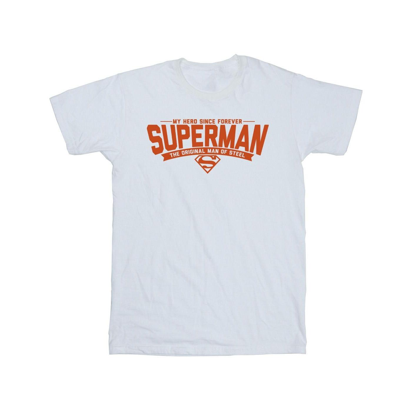Superman Hero Dad Tshirt Herren Weiss 4XL von DC COMICS