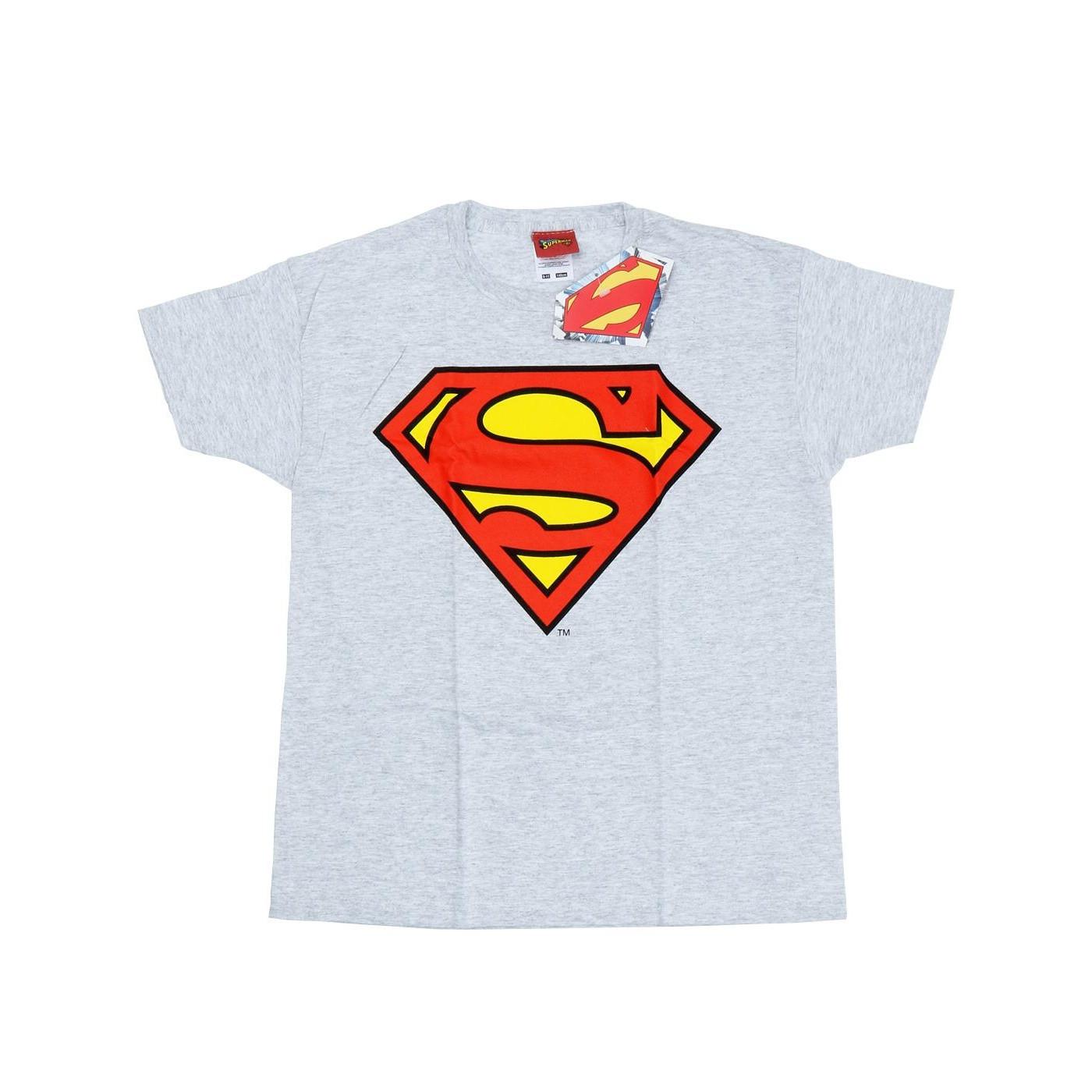 Superman Logo Tshirt Herren Grau 3XL von DC COMICS