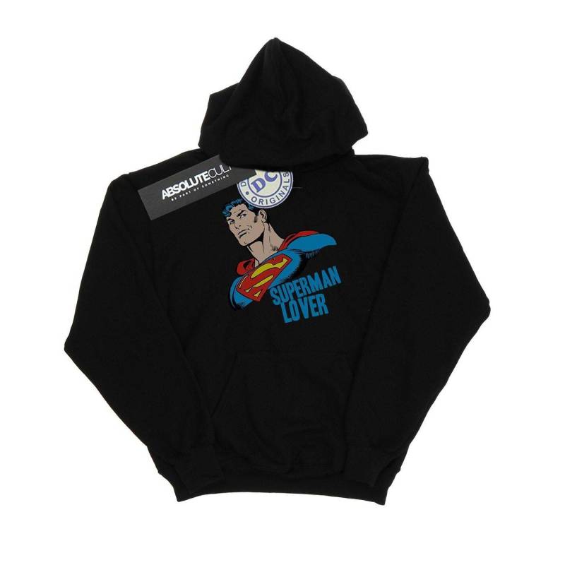 Superman Lover Kapuzenpullover Damen Schwarz L von DC COMICS