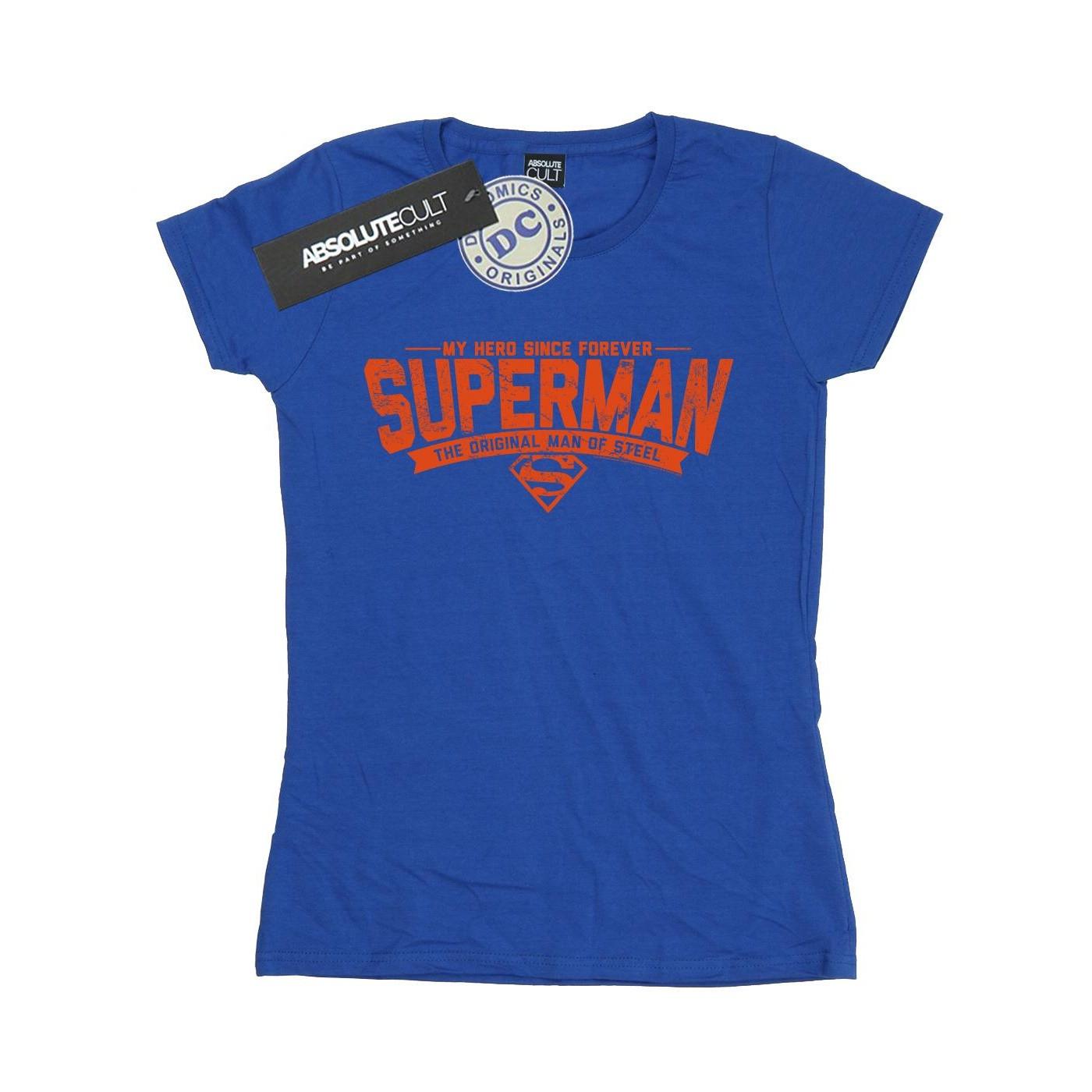 Superman My Hero Tshirt Damen Königsblau S von DC COMICS