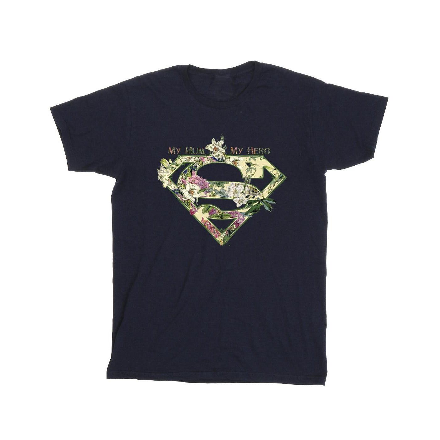 Superman My Mum My Hero Tshirt Herren Marine 5XL von DC COMICS