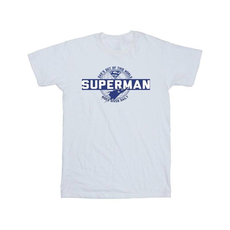 Superman Out Of This World Tshirt Herren Weiss 4XL von DC COMICS