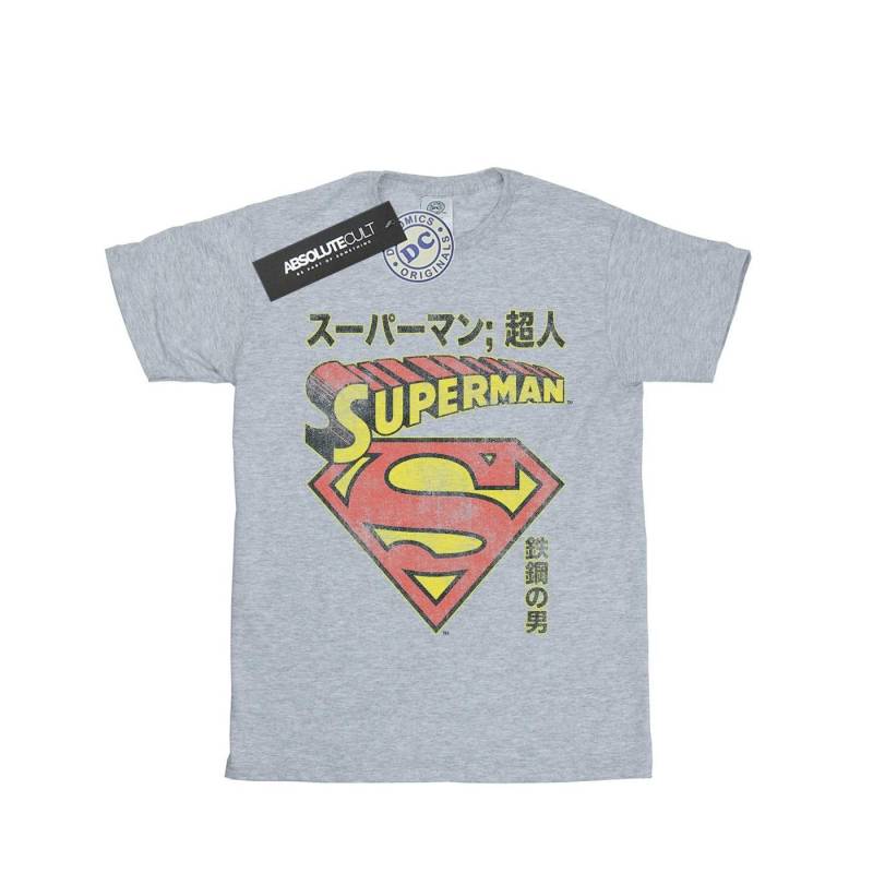 Superman Shield Tshirt Herren Grau 3XL von DC COMICS