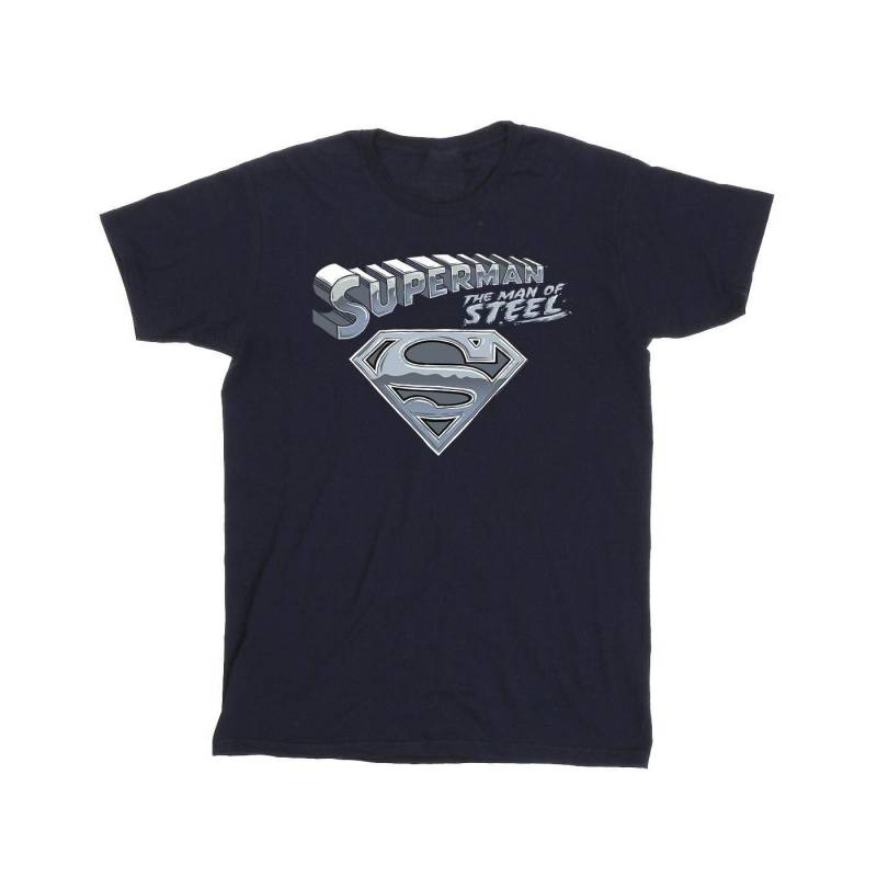 Superman The Man Of Steel Tshirt Jungen Marine 104 von DC COMICS