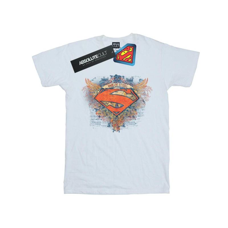 Superman Wings Shield Tshirt Herren Weiss 3XL von DC COMICS