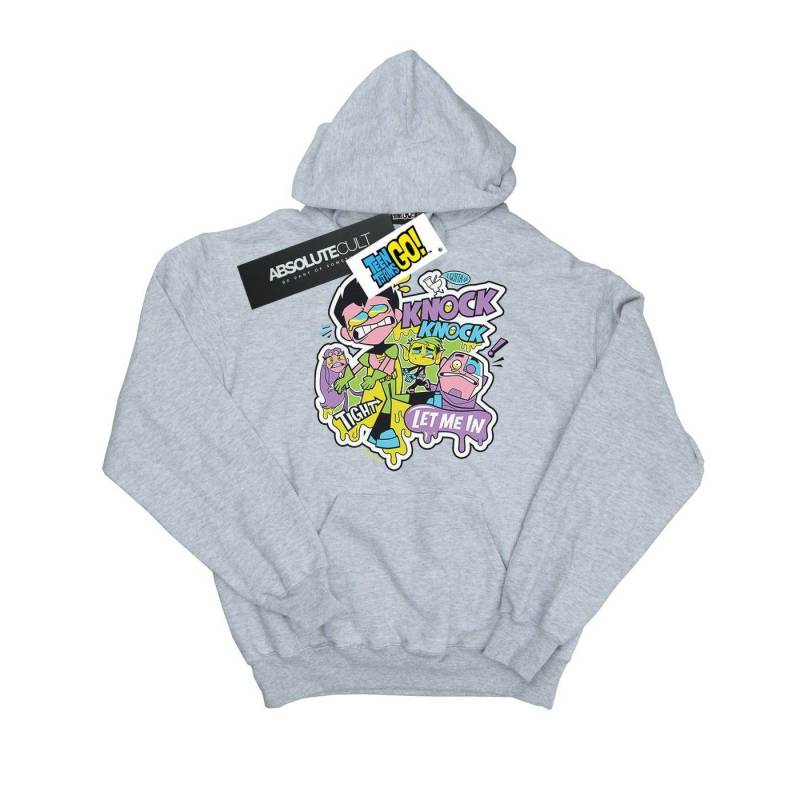 Teen Titans Go Knock Knock Kapuzenpullover Mädchen Grau 116 von DC COMICS