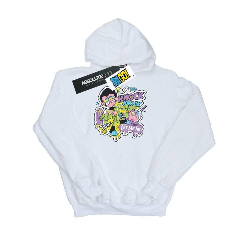 Teen Titans Go Knock Knock Kapuzenpullover Mädchen Weiss 116 von DC COMICS