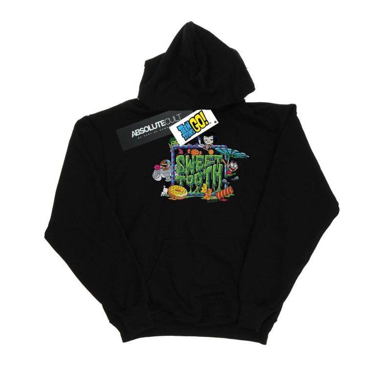 Teen Titans Go Sweet Tooth Kapuzenpullover Mädchen Schwarz 140/146 von DC COMICS