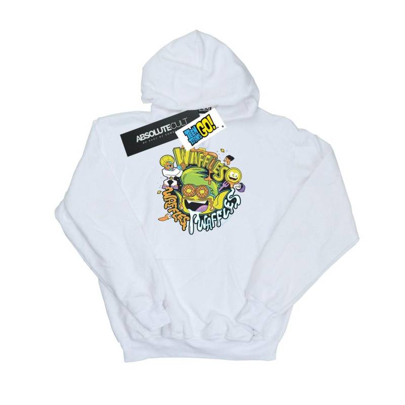 Teen Titans Go Waffle Mania Kapuzenpullover Damen Weiss S von DC COMICS