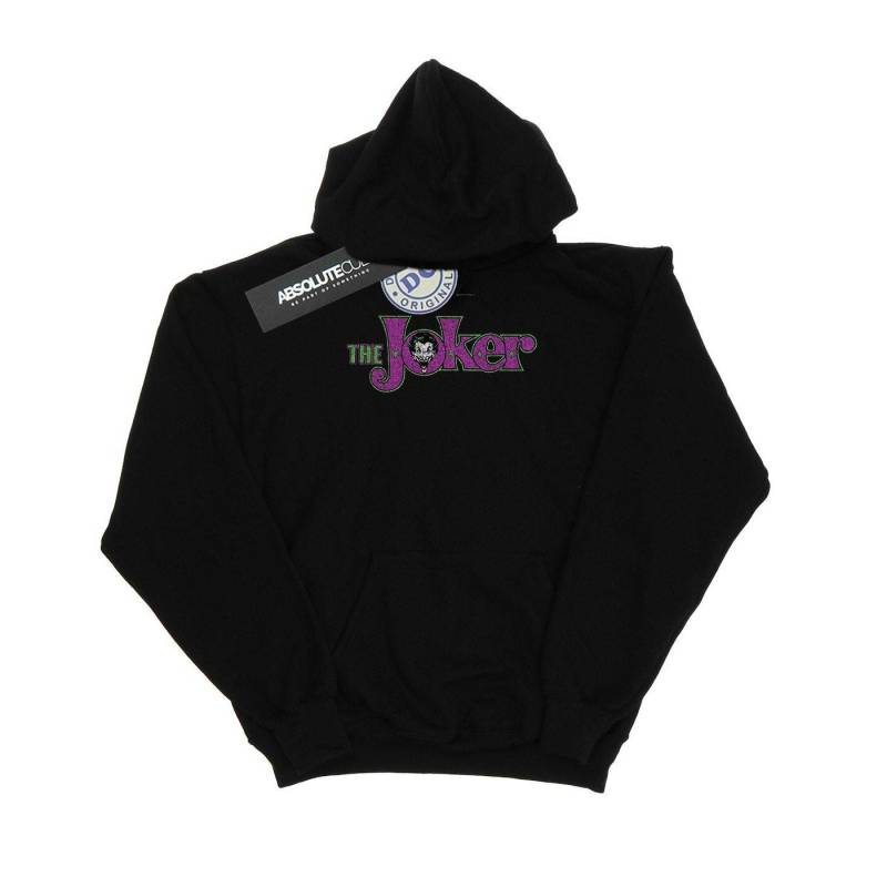 The Joker Crackle Logo Kapuzenpullover Damen Schwarz S von DC COMICS