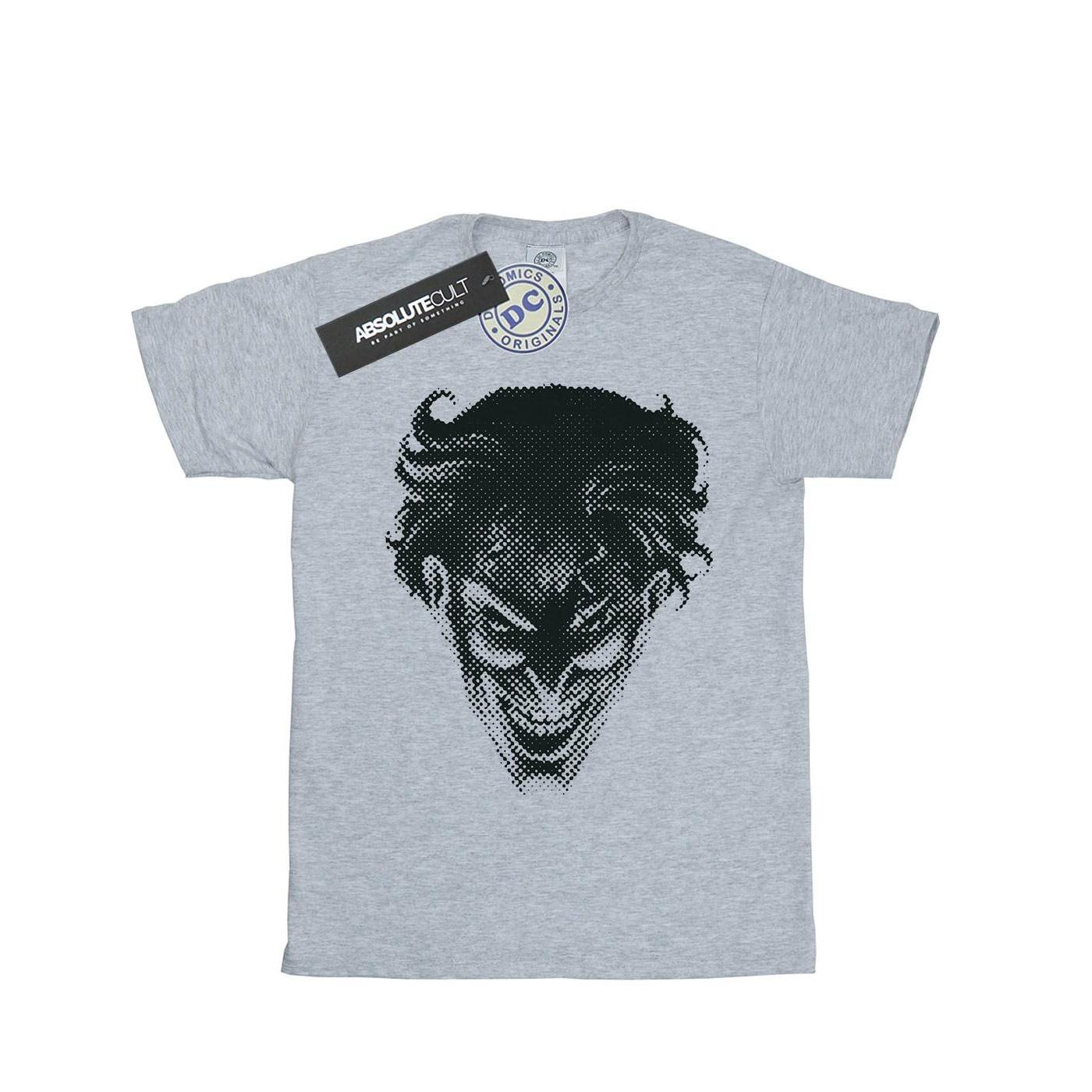 The Joker Spot Face Tshirt Jungen Grau 140/146 von DC COMICS