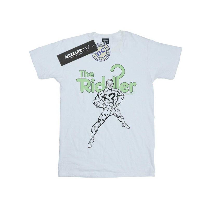 The Riddler Mono Action Pose Tshirt Mädchen Weiss 116 von DC COMICS