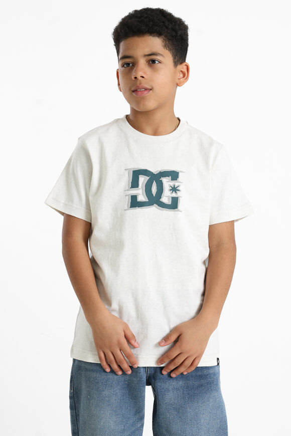 DC Big Deal Star T-Shirt | Snow Heather | Jungen  | L von DC