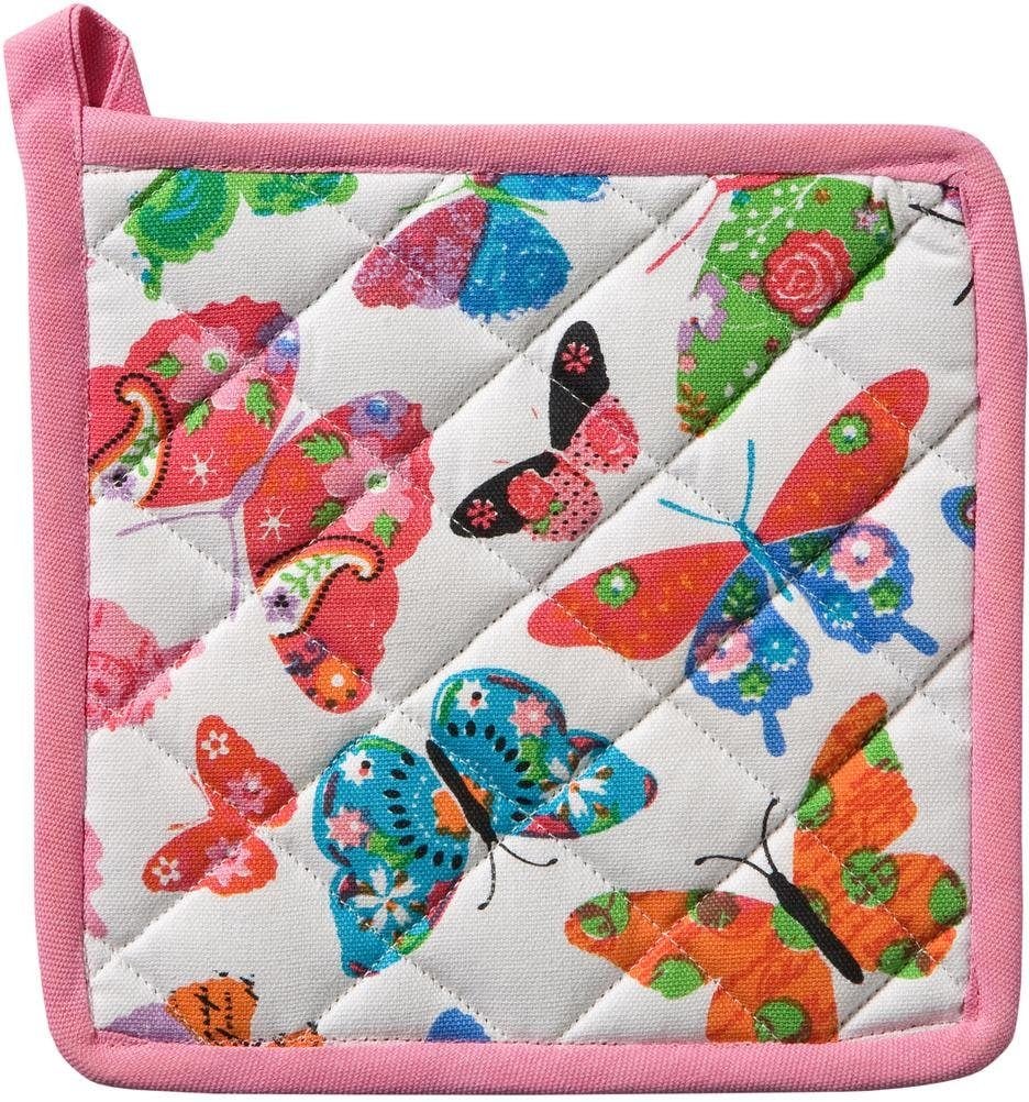 DDDDD Topflappen »Butterfly«, (6 tlg.), 20x20 cm von DDDDD