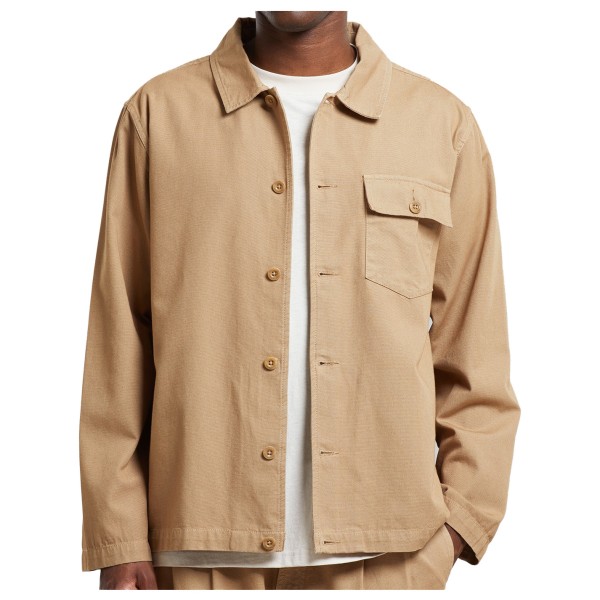 DEDICATED - Jacket Kangos Canvas - Hemd Gr L beige von DEDICATED