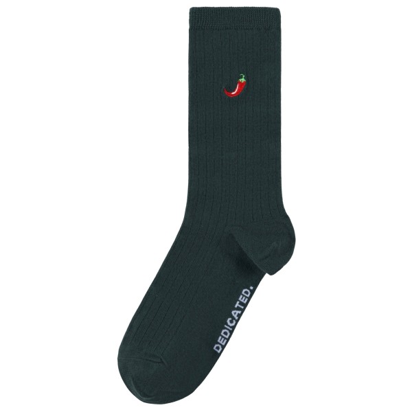 DEDICATED - Rib Socks Knivsta Chili - Multifunktionssocken Gr 36-40;41-45 blau von DEDICATED