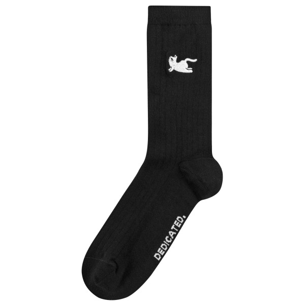 DEDICATED - Rib Socks Knivsta Cobra Pose - Multifunktionssocken Gr 36-40;41-45 schwarz von DEDICATED