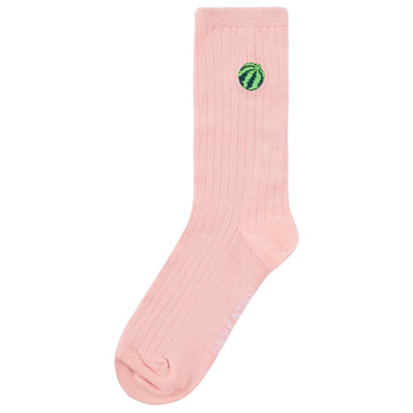 DEDICATED - Rib Socks Knivsta Water Melon - Multifunktionssocken Gr 36-40;41-45 rosa von DEDICATED