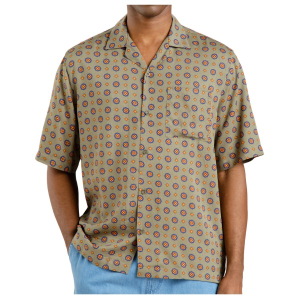 DEDICATED - Shirt Marstrand - Hemd Gr L beige von DEDICATED