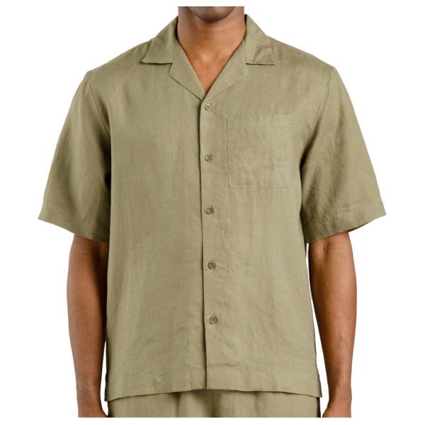 DEDICATED - Shirt Marstrand Linen - Hemd Gr L beige von DEDICATED