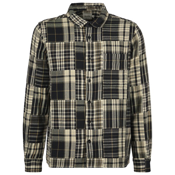 DEDICATED - Shirt Rute Flannel Patchwork - Hemd Gr L;M;S;XL;XXL grau von DEDICATED