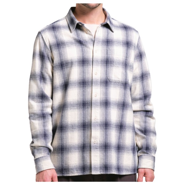 DEDICATED - Shirt Rute Flannel Shadow Check - Hemd Gr L;M;S;XL;XXL grau von DEDICATED