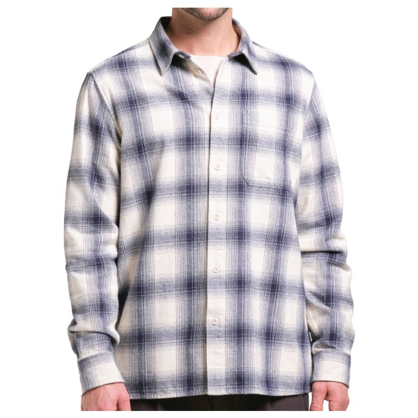 DEDICATED - Shirt Rute Flannel Shadow Check - Hemd Gr L grau von DEDICATED