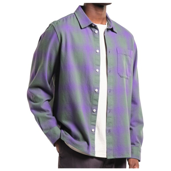 DEDICATED - Shirt Rute Flannel Shadow Check - Hemd Gr L bunt von DEDICATED