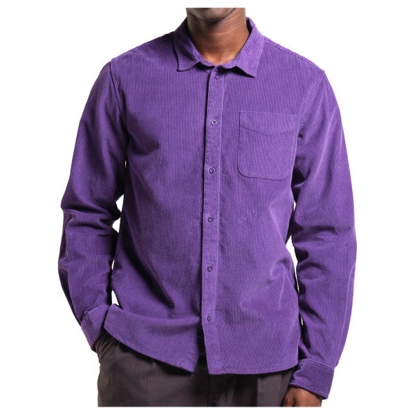 DEDICATED - Shirt Varberg Corduroy - Hemd Gr M lila von DEDICATED