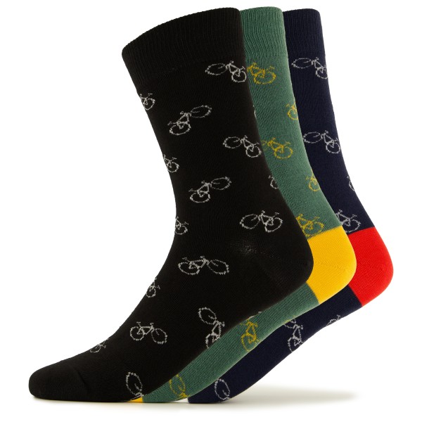 DEDICATED - Socks Sigtuna Bike - Multifunktionssocken Gr 36-40;41-45 schwarz von DEDICATED