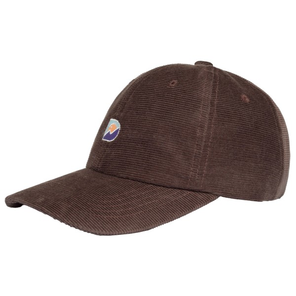 DEDICATED - Soft Cap Slussen Corduroy Mountain Logo D - Cap Gr One Size braun von DEDICATED