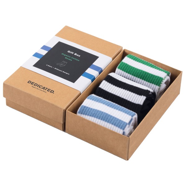 DEDICATED - Sport Socks Ullevi Stripes - Multifunktionssocken Gr 36-40;41-45 weiß DEDICATED - Sport Socks Ullevi Stripes - Multifunktionssocken Gr 36-40;41-45 weiß von DEDICATED