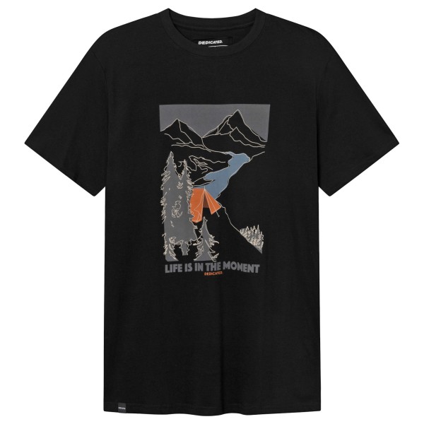 DEDICATED - T-Shirt Stockholm Camping Moments - T-Shirt Gr L;M;XL schwarz von DEDICATED