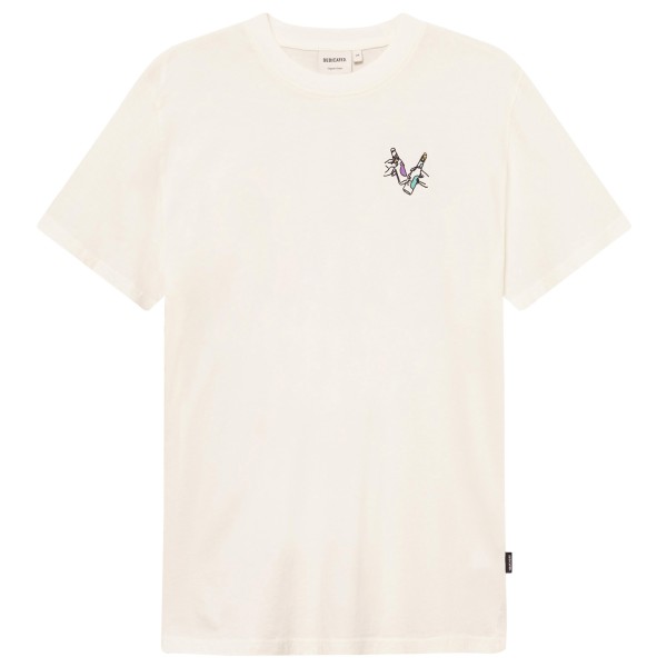 DEDICATED - T-Shirt Stockholm Cheers - T-Shirt Gr XXL weiß von DEDICATED