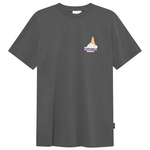 DEDICATED - T-Shirt Stockholm Gelato Life - T-Shirt Gr M grau von DEDICATED