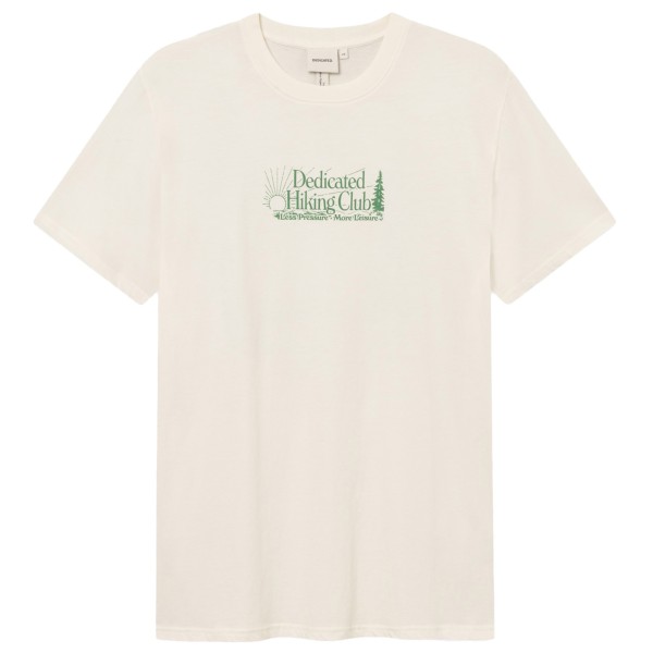 DEDICATED - T-Shirt Stockholm Hiking Club - T-Shirt Gr L;M;S;XL;XXL weiß von DEDICATED