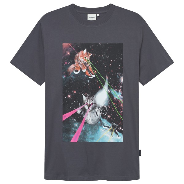 DEDICATED - T-Shirt Stockholm Lazer Cats - T-Shirt Gr M blau DEDICATED - T-Shirt Stockholm Lazer Cats - T-Shirt Gr M blau von DEDICATED