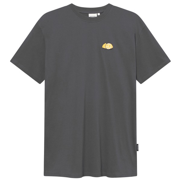 DEDICATED - T-Shirt Stockholm Lemon Peace - T-Shirt Gr L;M;XL grau von DEDICATED