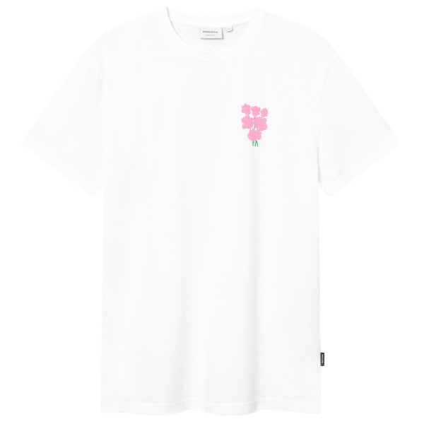 DEDICATED - T-Shirt Stockholm Magical Flowers - T-Shirt Gr S weiß von DEDICATED