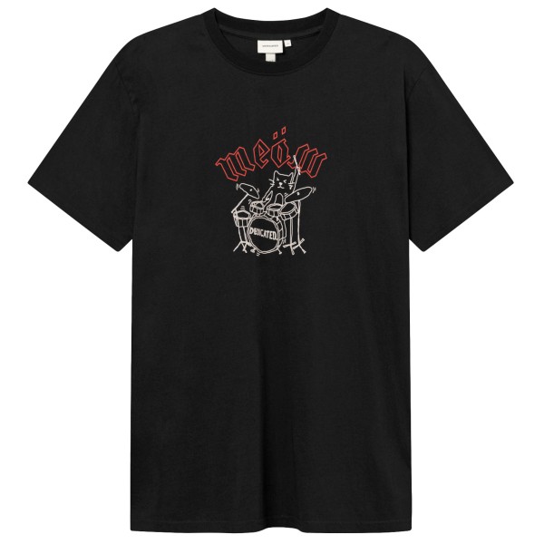 DEDICATED - T-Shirt Stockholm Meow - T-Shirt Gr L schwarz von DEDICATED